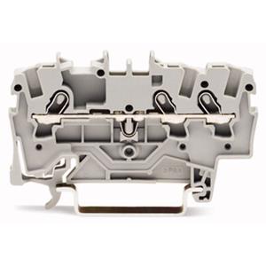 WAGO 2001-1306 Doorgangsklem 4.20 mm Spanveer Geel 100 stuk(s)