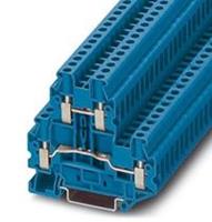 phoenixcontact UTTB 4 BU Durchgangsreihenklemme Polzahl: 4 0.14mm² 6mm² Blau 50St.