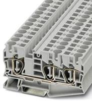 phoenixcontact ST 10-TWIN Durchgangsreihenklemme Polzahl: 3 0.2mm² 10mm² Grau 25St.