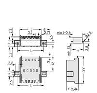 WAGO 2091-1638/024-000 Male header, inbouw (standaard) 2091 Totaal aantal polen: 8 Rastermaat: 3.50 mm 50 stuk(s)