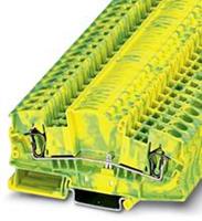 phoenixcontact STMED 6-PE Dreistock-Schutzleiterklemme Polzahl: 2 0.2mm² 6mm² Grün, Gelb