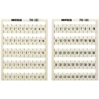 Wago 209-507 - Label for terminal block 5mm white 209-507