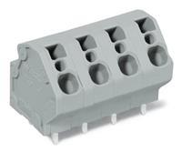 WAGO 745-3155 Veerkrachtklemblok 4.00 mm² Aantal polen 5 Grijs 84 stuk(s)