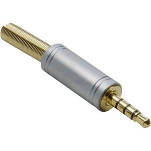 bklelectronic BKL Electronic 1103088 Jackplug 3,5 mm Stekker, recht Aantal polen: 4 Stereo Goud 1 stuk(s)