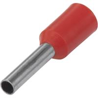 trucomponents Aderendhülse 1 x 6mm² x 12mm Teilisoliert Rot 100St.