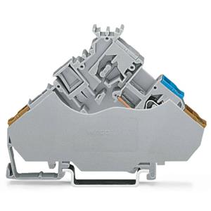 WAGO 280-565/280-319 Actorklem 6 mm Spanveer Toewijzing: L Grijs 50 stuk(s)