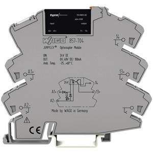 JUMPFLEX insteekvoet met Solid-State-Relais Wago 857-704 Schakelspanning 0 - 48 V=