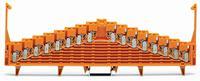 wago Potenzialklemme 7.62mm Zugfeder Orange 25St.