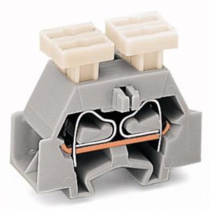 Wago Einzelklemme 10mm Zugfeder Belegung: L Grau 200St.