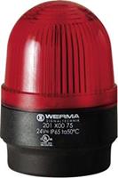 WERMA Signalleuchte 202.100.55 Rot Blitzlicht 24 V/DC S63709