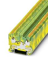 phoenixcontact PTS 2,5-PE Dreistock-Schutzleiterklemme Polzahl: 2 0.14mm² 2.5mm² Grün, G