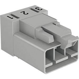 WAGO 890-893/011-000 Netz-Steckverbinder WINSTA MINI Stecker, Einbau horizontal 16A Pink 100St.