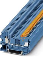 phoenixcontact QTCU 2,5 BU Durchgangsreihenklemme Polzahl: 2 0.5mm² 2.5mm² Blau 50St.