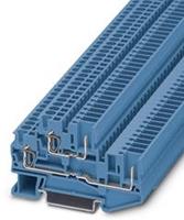 phoenixcontact STTB 2,5/2P BU Doppelstockklemme Polzahl: 4 0.08mm² 2.5mm² Blau 50St.