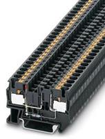 phoenixcontact PT 4-FSI/F-LED 24 Sicherungsreihenklemme Polzahl: 2 0.2mm² 4mm² Schwarz 50
