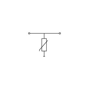 WAGO 870-523/281-588 Aderklem 10 mm Veerklem Toewijzing: L Grijs 25 stuk(s)