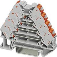 phoenixcontact PTRV 4 /RD Rangierverteiler Polzahl: 16 0.14mm² 1.5mm² Grau 10St.