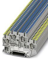 phoenixcontact STTB 2,5-PE/N Durchgangsreihenklemme Polzahl: 4 0.08mm² 2.5mm² Grau 50St.