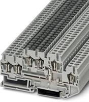 phoenixcontact STTB 2,5-TWIN-PV Durchgangsreihenklemme Polzahl: 6 0.08mm² 2.5mm² Grau 50S