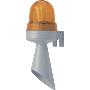 WERMA Kombi-Signalgeber LED 424.320.75 Gelb Dauerlicht 24 V/DC 98 dB S63921