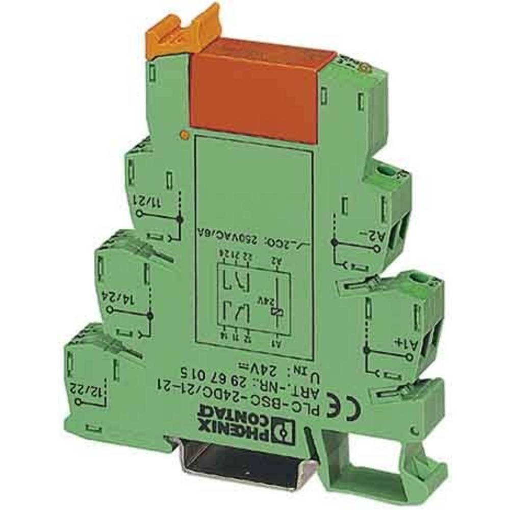 phoenixcontact PLC-RSC-120UC/21-21 Interfacerelais 110 V/DC, 120 V/AC 6A 2 Wechsler 10St.