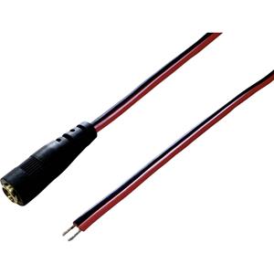 BKL Electronic Kabel met rechte DC (v) connector - 5,5mm x 2,5mm - 2 meter