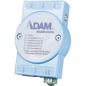 Advantech ADAM-6520L Switch LAN Anzahl Ausgänge: 5 x 12 V/DC, 24 V/DC, 48 V/DC