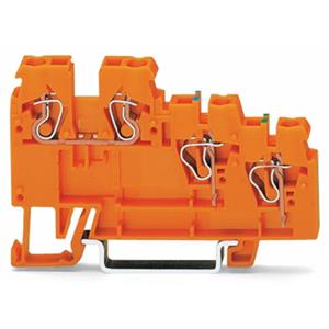 Wago Aktorenklemme 5mm Zugfeder Orange 10St.