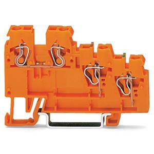 WAGO 270-586 Actorklem 5 mm Spanveer Oranje 10 stuk(s)