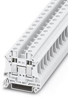 phoenixcontact UT 10 WH Durchgangsreihenklemme Polzahl: 2 0.5mm² 16mm² Weiß 50St.