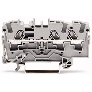 WAGO 2004-1306 Doorgangsklem 6.20 mm Spanveer Geel 50 stuk(s)