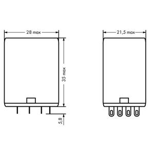 Wago 858-150 Steckrelais 24 V/DC 5A 4 Wechsler 1St. X17645