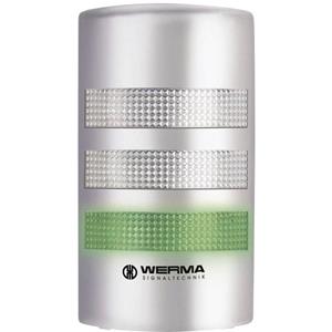 WERMA Kombi-Signalgeber LED 691.400.55 Dauerlicht, Blinklicht 24 V/DC 85 dB S63107