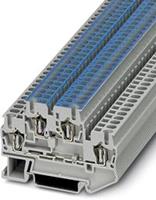 phoenixcontact STTB 2,5-L/N Durchgangsreihenklemme Polzahl: 4 0.08mm² 2.5mm² Grau 50St.