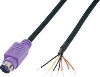BKL Electronic Miniatur-DIN-Rundsteckverbinder Stecker, gerade Polzahl: 6 Violett 1St.