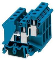 phoenixcontact UK 10-TWIN BU Durchgangsreihenklemme Polzahl: 3 0.5mm² 10mm² Blau 50St.