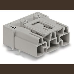 Wago Netz-Steckverbinder WINSTA MIDI Serie (Netzsteckverbinder) WINSTA MIDI Stecker, Einbau horizont