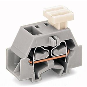 WAGO 261-341/332-000 Aderklem 10 mm Veerklem Toewijzing: L Grijs 200 stuk(s)