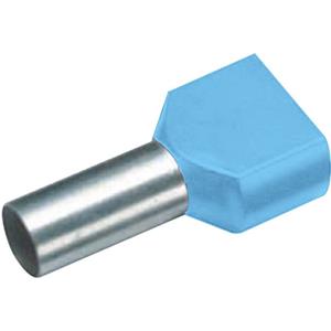 Vogt AG Verbindungstechnik 470208D Dubbele adereindhulzen 0.75 mm² Deels geïsoleerd Blauw 100 stuk(s)