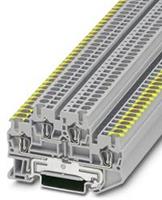 phoenixcontact STTB 2,5-PE/L Durchgangsreihenklemme Polzahl: 4 0.08mm² 2.5mm² Grau, Grün