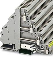 phoenixcontact DLK 4-PE Durchgangsreihenklemme Polzahl: 7 0.2mm² 4mm² Grau 50St.