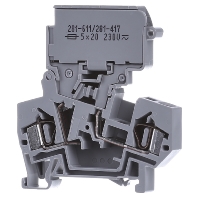 Wago Kontakttechnik Sicherungsklemme 281-611/281-417
