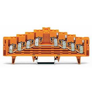 WAGO 727-236 Potentiaalklem 7.62 mm Spanveer Oranje 50 stuk(s)