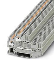 phoenixcontact PTTB 1,5/S/2P Doppelstockklemme Polzahl: 4 0.14mm² 1.5mm² Grau 50St.