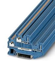 phoenixcontact PTTB 1,5/S/2P BU Doppelstockklemme Polzahl: 4 0.14mm² 1.5mm² Blau 50St.
