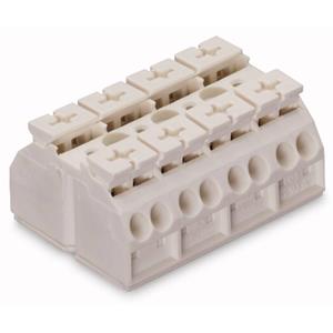 WAGO 862-634 Apparaataansluitklem Veerklem Wit 200 stuk(s)