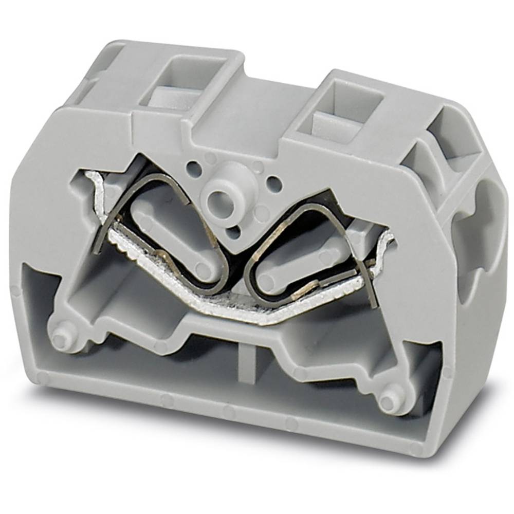 phoenixcontact MSDBV 2,5-F Doppel-Mini-Flanschklemme Polzahl: 4 0.08mm² 2.5mm² Grau 50St.