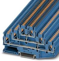 phoenixcontact PT 2,5-3PV BU Mehrstockklemme Polzahl: 6 0.14mm² 2.5mm² Blau 50St.