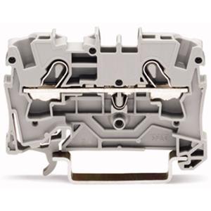 WAGO 2004-1205 Doorgangsklem 6.20 mm Spanveer Zwart 50 stuk(s)