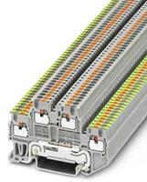 phoenixcontact PTTB 1,5/S-PE/L Schutzleiter-Doppelstockklemme Polzahl: 4 0.14mm² 1.5mm² G